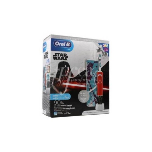 Oral B Cepillo Dental Electrico Infantil Star Wars Con Estuche De Viaje